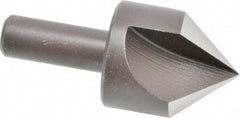 Cleveland - 1-1/4" Head Diam, 1/2" Shank Diam, 3 Flute 82° High Speed Steel Countersink - Oxide Finish, 2-3/4" OAL, Single End, Straight Shank, Right Hand Cut - All Tool & Supply