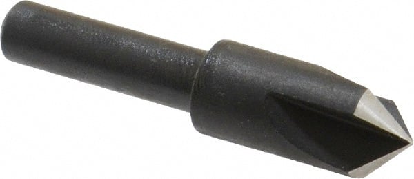 Cleveland - 3/8" Head Diam, 1/4" Shank Diam, 3 Flute 90° High Speed Steel Countersink - All Tool & Supply