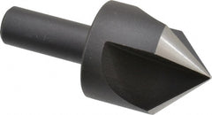 Cleveland - 1-1/4" Head Diam, 1/2" Shank Diam, 3 Flute 90° High Speed Steel Countersink - All Tool & Supply