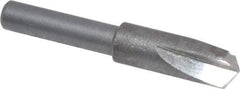 Cleveland - 1/4" Head Diam, 3/16" Shank Diam, 3 Flute 120° High Speed Steel Countersink - Oxide Finish, 1-7/16" OAL, Single End, Straight Shank, Right Hand Cut - All Tool & Supply