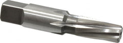 Cleveland - 1/8" Pipe, 0.362" Diam, 0.316" Small End Diam, Straight Shank, 19.05mm Flute, Taper Pipe Reamer - All Tool & Supply