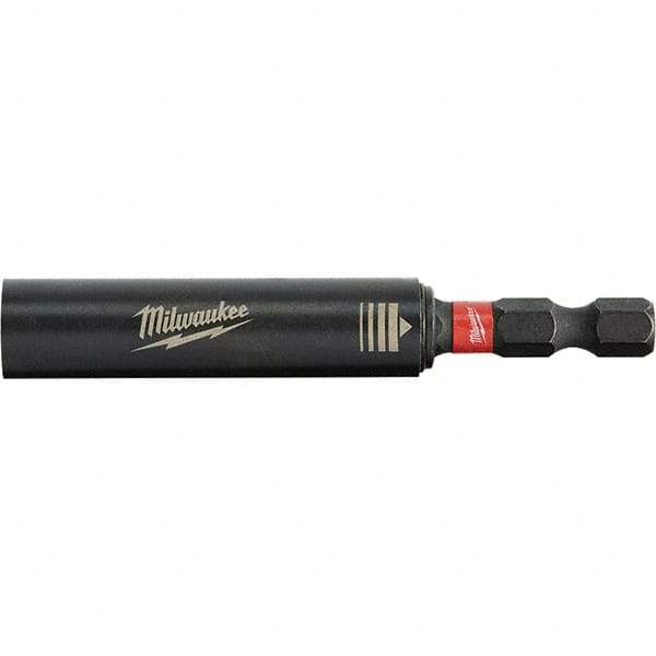 Milwaukee Tool - 1/4" Screwdriver Magnetic Drive Guide - 1/4" Drive, 3" OAL, 0.45" Socket Nose Diam - All Tool & Supply