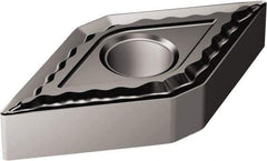 Sandvik Coromant - DNMG442 QM Grade 1105 Carbide Turning Insert - TiAlN2 Finish, 55° Diamond, 1/2" Inscr Circle, 1/4" Thick, 1/32" Corner Radius - All Tool & Supply