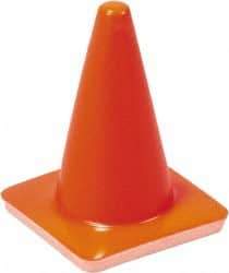 PRO-SAFE - 5" High, Orange Sport Traffic Cone - 3" Base Width, 1 Lb, PVC - All Tool & Supply