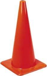 PRO-SAFE - 28" High, Orange Rigid Traffic Cone - 14" Base Width, 7 Lb, PVC - All Tool & Supply