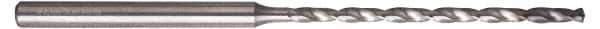 Guhring - 0.1102", 135° Point, Solid Carbide Micro Drill Bit - 50mm Flute Length, 4mm Shank Diam, Series 6412 - All Tool & Supply