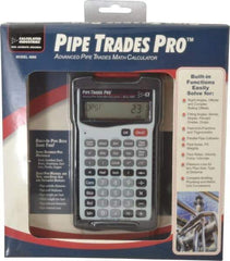 Calculated Industries - 58 Function Pipe Trades Industrial Calculator - 5.6299 Inch Long x 3 Inch Wide - All Tool & Supply