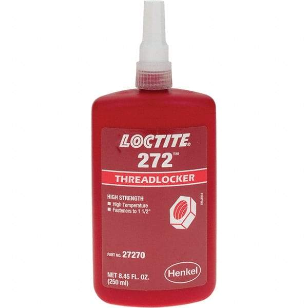 Loctite - 250 mL, Red, High Strength Threadlocker - Series 272 - All Tool & Supply