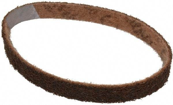 3M - 3/4" Wide x 18" OAL, Aluminum Oxide Abrasive Belt - Aluminum Oxide, Coarse, Nonwoven, Series SC-BS - All Tool & Supply