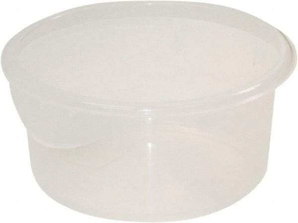 Rubbermaid - Round, Clear Polypropylene Food Storage Container - 7.8" High x 8-1/2" Wide - All Tool & Supply