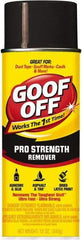 Goof Off - Adhesive, Graffiti & Rust Removers Type: Adhesive Remover Removes/Dissolves: Caulk Residue; Chewing Gum; Crayon; Glue; Marker; Paint; Pen; Scuff Marks; Tar; Stickers; Tree Sap - All Tool & Supply