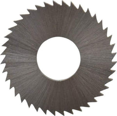 Controx - 1" Diam x 1/16" Blade Thickness x 3/8" Arbor Hole Diam, 40 Tooth Slitting and Slotting Saw - Arbor Connection, Right Hand, Uncoated, Cobalt, Concave Ground, Contains Keyway - All Tool & Supply