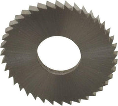 Controx - 1" Diam x 0.0781" Blade Thickness x 3/8" Arbor Hole Diam, 40 Tooth Slitting and Slotting Saw - Arbor Connection, Right Hand, Uncoated, Cobalt, Concave Ground, Contains Keyway - All Tool & Supply