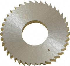 Controx - 1" Diam x 1/8" Blade Thickness x 3/8" Arbor Hole Diam, 40 Tooth Slitting and Slotting Saw - Arbor Connection, Right Hand, Uncoated, Cobalt, Concave Ground, Contains Keyway - All Tool & Supply