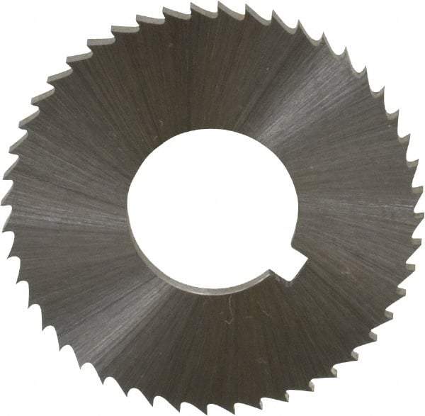 Controx - 1-1/4" Diam x 0.0781" Blade Thickness x 1/2" Arbor Hole Diam, 48 Tooth Slitting and Slotting Saw - Arbor Connection, Right Hand, Uncoated, Cobalt, Concave Ground, Contains Keyway - All Tool & Supply