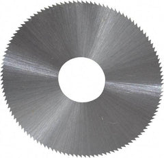 Controx - 1-3/4" Diam x 0.01" Blade Thickness x 1/2" Arbor Hole Diam, 120 Tooth Slitting and Slotting Saw - Arbor Connection, Right Hand, Uncoated, High Speed Steel, Concave Ground - All Tool & Supply