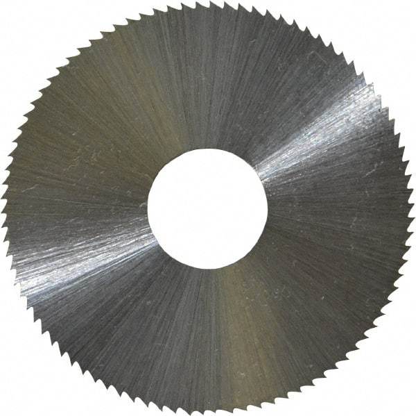 Controx - 1-3/4" Diam x 0.0313" Blade Thickness x 1/2" Arbor Hole Diam, 90 Tooth Slitting & Slotting Saw - Arbor Connection, Right Hand, Uncoated, M2 High Speed Steel, Concave Ground - All Tool & Supply