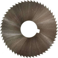 Controx - 1-3/4" Diam x 0.0469" Blade Thickness x 1/2" Arbor Hole Diam, 56 Tooth Slitting and Slotting Saw - Arbor Connection, Right Hand, Uncoated, Cobalt, Concave Ground, Contains Keyway - All Tool & Supply