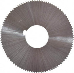 Controx - 1-3/4" Diam x 0.0938" Blade Thickness x 1/2" Arbor Hole Diam, 56 Tooth Slitting and Slotting Saw - Arbor Connection, Right Hand, Uncoated, Cobalt, Concave Ground, Contains Keyway - All Tool & Supply