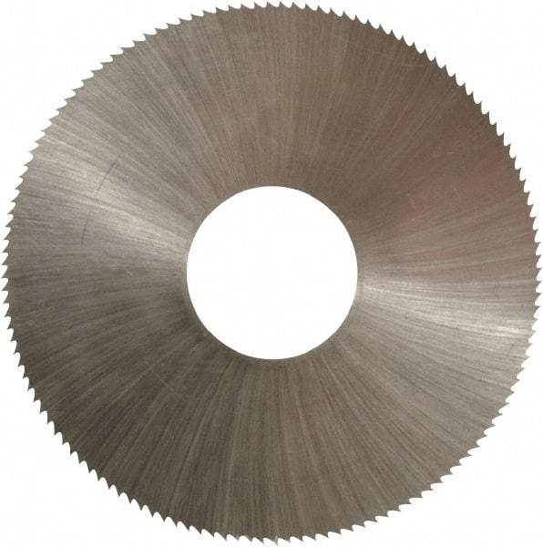 Controx - 2" Diam x 0.014" Blade Thickness x 5/8" Arbor Hole Diam, 132 Tooth Slitting and Slotting Saw - Arbor Connection, Right Hand, Uncoated, High Speed Steel, Concave Ground - All Tool & Supply