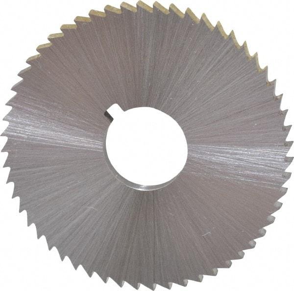 Controx - 2" Diam x 0.0156" Blade Thickness x 5/8" Arbor Hole Diam, 132 Tooth Slitting and Slotting Saw - Arbor Connection, Right Hand, Uncoated, High Speed Steel, Concave Ground - All Tool & Supply