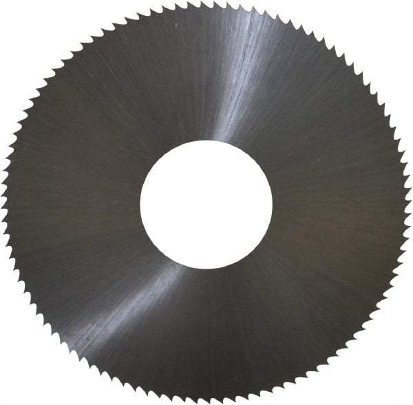 Controx - 2" Diam x 0.02" Blade Thickness x 5/8" Arbor Hole Diam, 100 Tooth Slitting and Slotting Saw - Arbor Connection, Right Hand, Uncoated, High Speed Steel, Concave Ground - All Tool & Supply