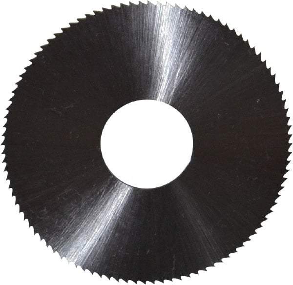 Controx - 2" Diam x 0.0313" Blade Thickness x 5/8" Arbor Hole Diam, 100 Tooth Slitting & Slotting Saw - Arbor Connection, Right Hand, Uncoated, M2 High Speed Steel, Concave Ground - All Tool & Supply