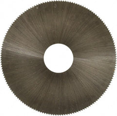 Controx - 2-1/2" Diam x 0.01" Blade Thickness x 5/8" Arbor Hole Diam, 160 Tooth Slitting and Slotting Saw - Arbor Connection, Right Hand, Uncoated, High Speed Steel, Concave Ground - All Tool & Supply