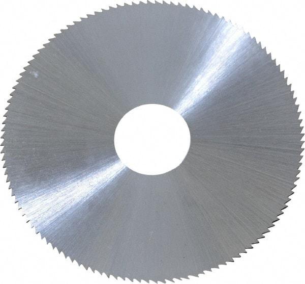 Controx - 2-1/2" Diam x 0.025" Blade Thickness x 5/8" Arbor Hole Diam, 120 Tooth Slitting & Slotting Saw - Arbor Connection, Right Hand, Uncoated, M2 High Speed Steel, Concave Ground - All Tool & Supply