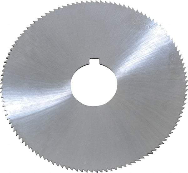 Controx - 2-1/2" Diam x 0.04" Blade Thickness x 5/8" Arbor Hole Diam, 120 Tooth Slitting and Slotting Saw - Arbor Connection, Right Hand, Uncoated, Cobalt, Concave Ground, Contains Keyway - All Tool & Supply