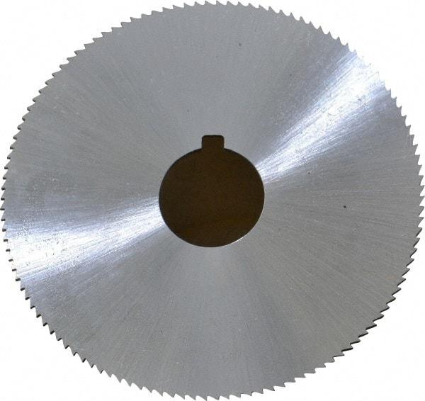 Controx - 2-1/2" Diam x 0.0469" Blade Thickness x 5/8" Arbor Hole Diam, 120 Tooth Slitting and Slotting Saw - Arbor Connection, Right Hand, Uncoated, Cobalt, Concave Ground, Contains Keyway - All Tool & Supply