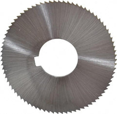 Controx - 3" Diam x 0.025" Blade Thickness x 1" Arbor Hole Diam, 128 Tooth Slitting & Slotting Saw - Arbor Connection, Right Hand, Uncoated, M2 High Speed Steel, Concave Ground - All Tool & Supply