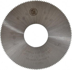 Controx - 3" Diam x 0.0313" Blade Thickness x 1" Arbor Hole Diam, 128 Tooth Slitting & Slotting Saw - Arbor Connection, Right Hand, Uncoated, M2 High Speed Steel, Concave Ground - All Tool & Supply