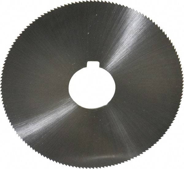 Controx - 4" Diam x 0.0313" Blade Thickness x 1" Arbor Hole Diam, 160 Tooth Slitting and Slotting Saw - Arbor Connection, Right Hand, Uncoated, Cobalt, Concave Ground - All Tool & Supply