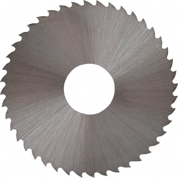 Controx - 1-3/4" Diam x 0.02" Blade Thickness x 1/2" Arbor Hole Diam, 44 Tooth Slitting and Slotting Saw - Arbor Connection, Right Hand, Uncoated, High Speed Steel, 15° Rake, Concave Ground - All Tool & Supply