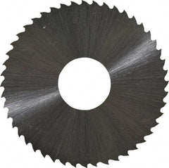 Controx - 2" Diam x 0.02" Blade Thickness x 5/8" Arbor Hole Diam, 48 Tooth Slitting and Slotting Saw - Arbor Connection, Right Hand, Uncoated, High Speed Steel, 15° Rake, Concave Ground - All Tool & Supply