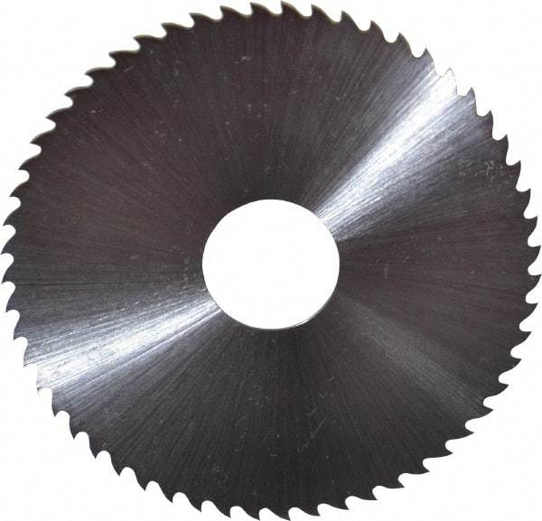 Controx - 2-1/2" Diam x 0.0313" Blade Thickness x 5/8" Arbor Hole Diam, 56 Tooth Slitting & Slotting Saw - Arbor Connection, Right Hand, Uncoated, M2 High Speed Steel, 15° Rake, Concave Ground - All Tool & Supply