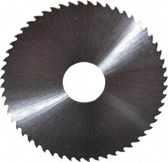 Controx - 2-1/2" Diam x 0.0313" Blade Thickness x 5/8" Arbor Hole Diam, 56 Tooth Slitting & Slotting Saw - Arbor Connection, Right Hand, Uncoated, M2 High Speed Steel, 15° Rake, Concave Ground - All Tool & Supply