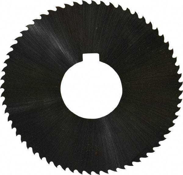 Controx - 3" Diam x 0.0313" Blade Thickness x 1" Arbor Hole Diam, 64 Tooth Slitting & Slotting Saw - Arbor Connection, Right Hand, Uncoated, M2 High Speed Steel, 15° Rake, Concave Ground - All Tool & Supply