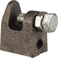 Cooper B-Line - 3/4" Max Flange Thickness, 1/2" Rod Top Beam Clamp - 700 Lb Capacity, Malleable Iron - All Tool & Supply