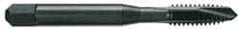 OSG - 1-1/8 - 7 UNC, 4 Flute, Oxide Finish, Vanadium High Speed Steel Spiral Point Tap - Plug Chamfer, Right Hand Thread, 5-7/16" OAL, 2-9/16" Thread Length, 0.896" Shank Diam - Exact Industrial Supply