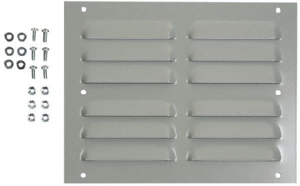 Cooper B-Line - Electrical Enclosure Steel Louver Plate Kit - For Use with Cooper B-Line Enclosures - All Tool & Supply