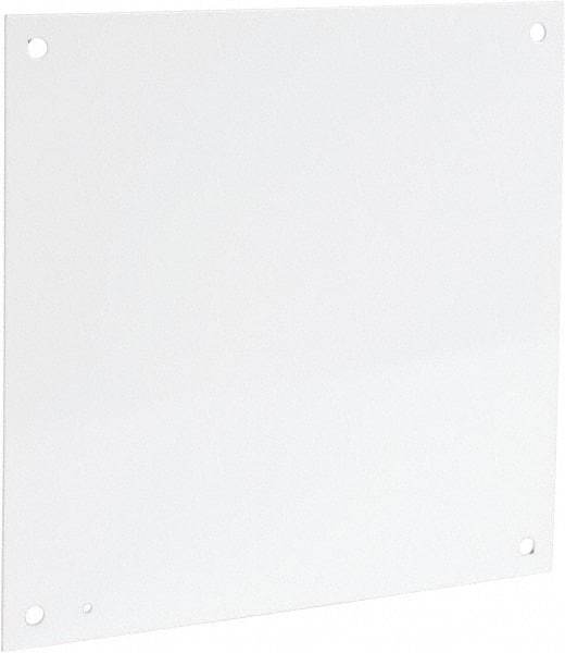 Cooper B-Line - 17" OAW x 17" OAH Powder Coat Finish Electrical Enclosure Nonperforated Panel - 20" x 20" Box, 12 Gauge Steel, Use with 20208RHC - All Tool & Supply