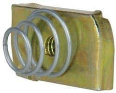 Cooper B-Line - 1/4-20" Rod, Zinc Dichromate Steel Spring Strut Nut - 450 Lb Capacity, 1/4-20" Bolt - All Tool & Supply