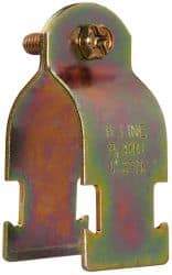 Cooper B-Line - 1" Pipe, 14 Gauge" Pipe or Conduit Clamp - Zinc Dichromate, 600 Lb Capacity, Rigid & IMC Conduit - All Tool & Supply