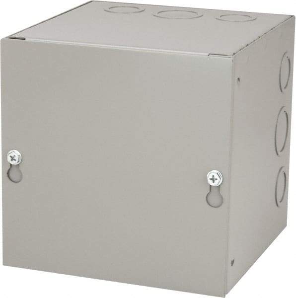 Cooper B-Line - Steel Junction Box Enclosure Screw Flat Cover - NEMA 1, 6" Wide x 6" High x 6" Deep - All Tool & Supply