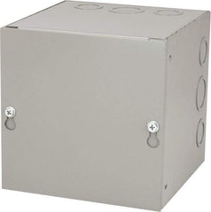 Cooper B-Line - Steel Junction Box Enclosure Screw Flat Cover - NEMA 1, 6" Wide x 6" High x 6" Deep - All Tool & Supply