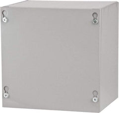 Cooper B-Line - Steel Junction Box Enclosure Screw Flat Cover - NEMA 1, 8" Wide x 8" High x 6" Deep - All Tool & Supply