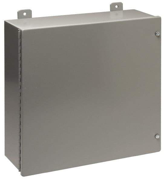 Cooper B-Line - Steel Standard Enclosure Hinge Flat Cover - NEMA 12, 13, 20" Wide x 24" High x 7" Deep, Dirt-tight & Dust-tight - All Tool & Supply