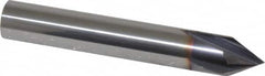 Niagara Cutter - 3/8" Diam 4 Flute Single End Solid Carbide Chamfer Mill - All Tool & Supply